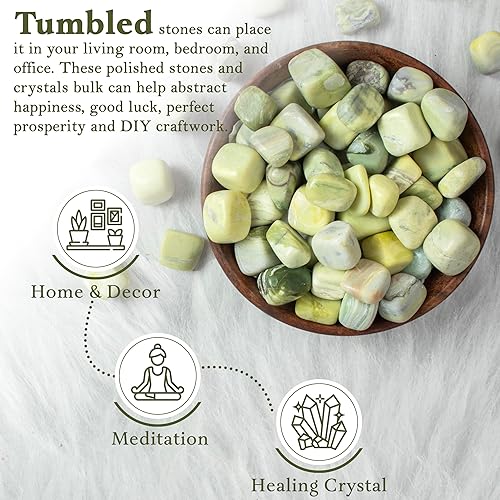 Miniatura 2 de BEZAVO Seperntine - Juego de piedras y cristales a granel, 13 piezas de piedras curativas de chakras reiki, piedras preciosas pulidas para regalos,