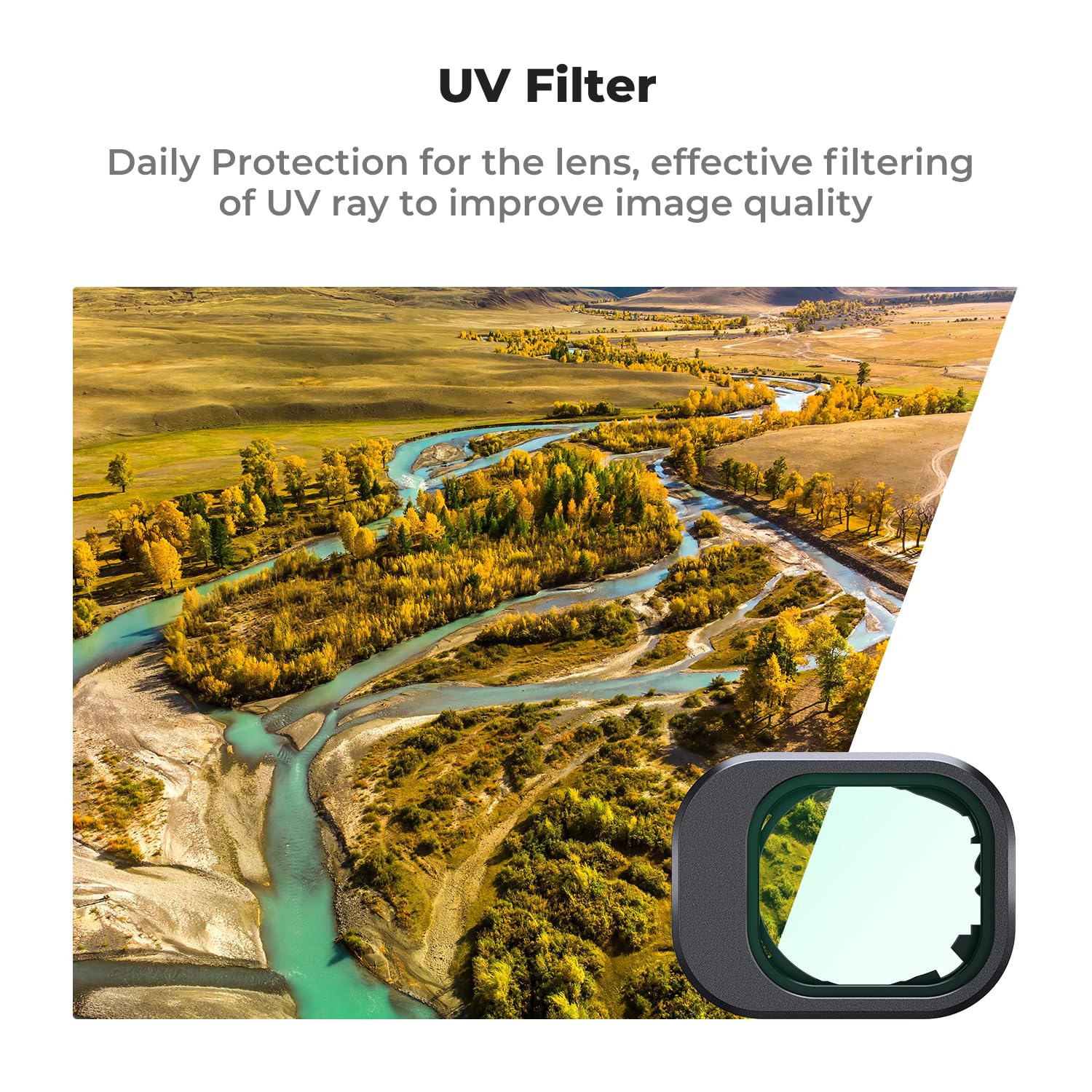 K&F CONCEPT Mini 4 Pro Filter, mehrfach beschichtetes ND-Filterset für DJI Mini 4 Pro Drohnenzubehör - 8er-Pack ND8, ND16, ND32, ND64, ND128, ND256, UV, CPL Filter