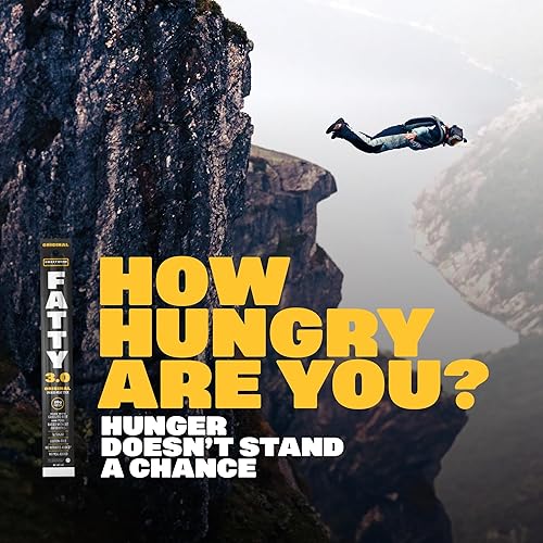 Miniatura 7 de FATTY - Palitos de carne de vacuno, paquete original de 20 unidades, carne de res extra grande alimentada con hierba y cerdo sin antibióticos, 3