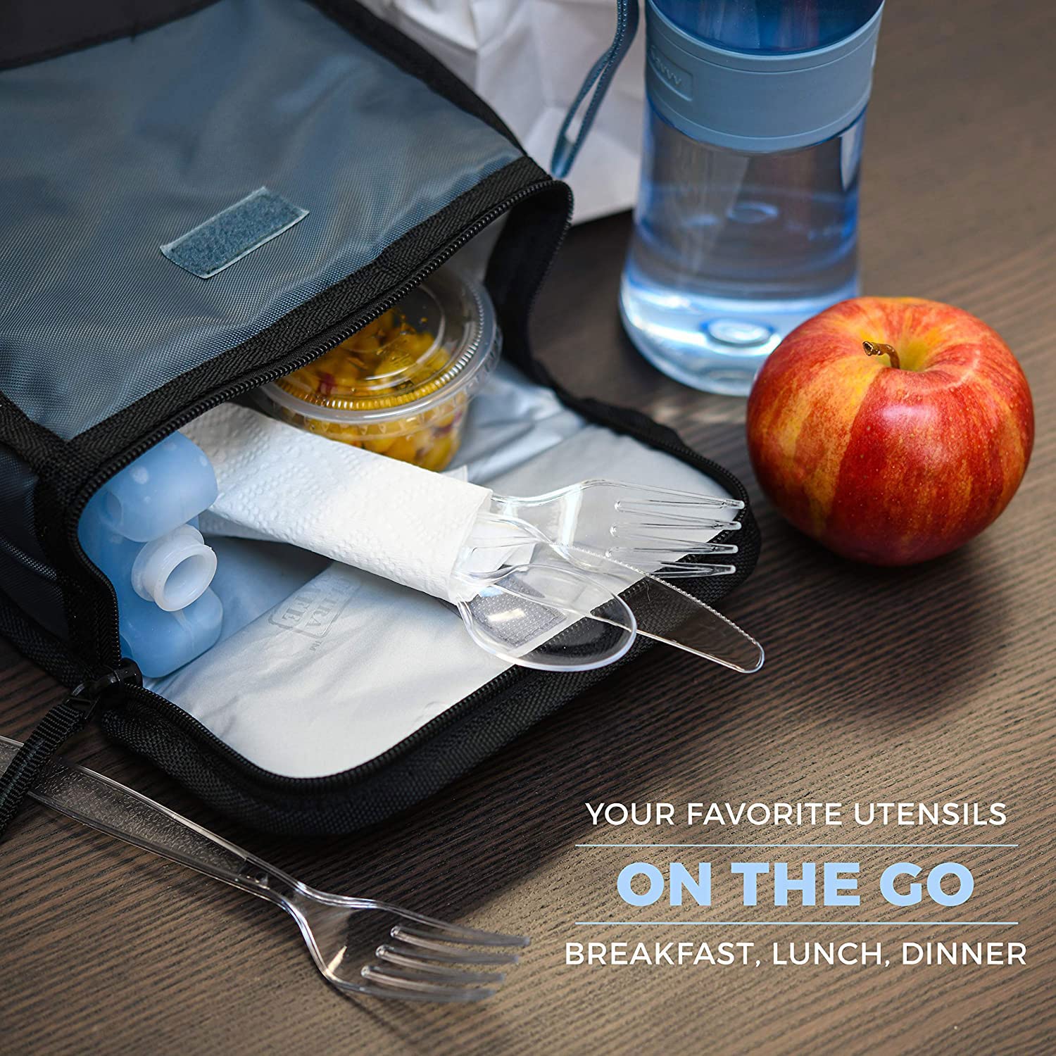 200 Cucchiai Plastica Nera Riutilizzabili - Per Feste E Catering - Foto 4