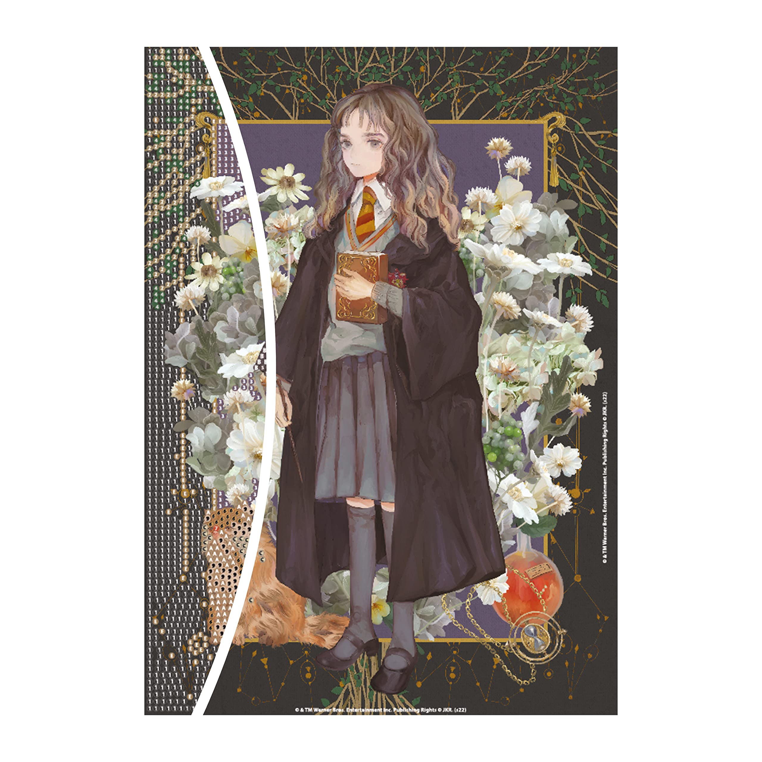 DIAMANTINY Harry Potter – Yume Fantasy Hermione – Kit crea il Mosaico, Attività Crystal Art, Diamond Painting, 1 Quadro A4
