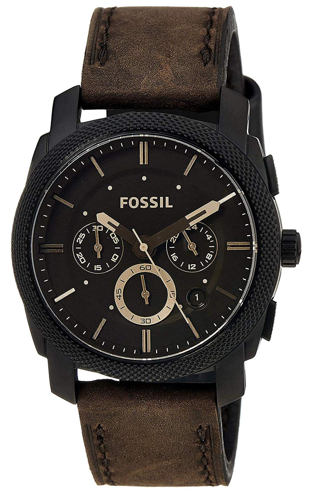 FossiI Leather Fossilmachine Chronograph Brown Dial Mens Watch Fs4656 (B0B97W6T59) Amazon Price History, Amazon Price Tracker