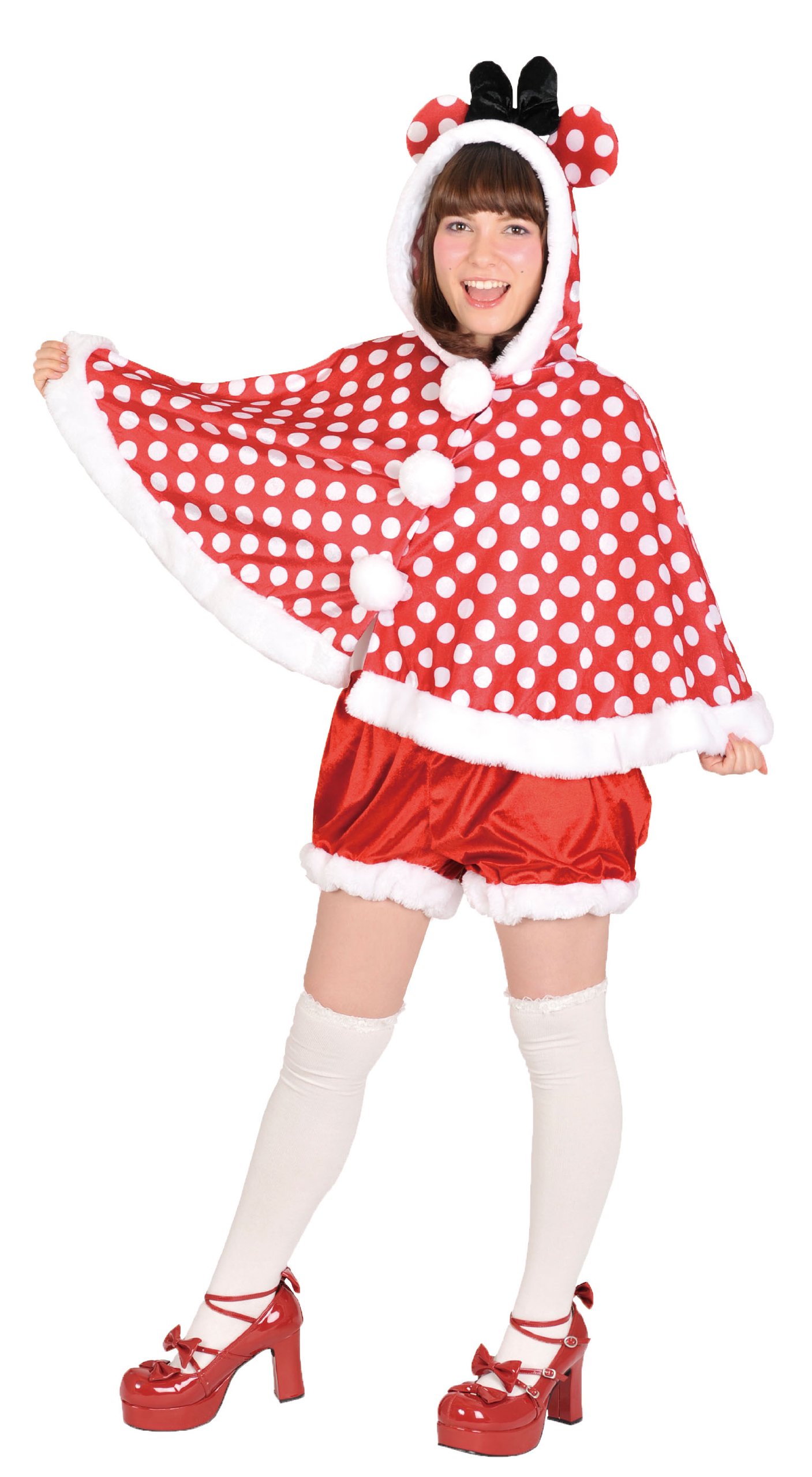 Amazon.co.jp: ディズニー ミニー サンタ フード & パンツ