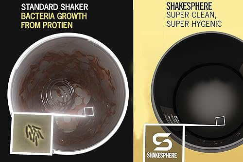 Miniatura 9 de ShakeSphere - Vaso blanco perla con ventana naranja y logotipo gris