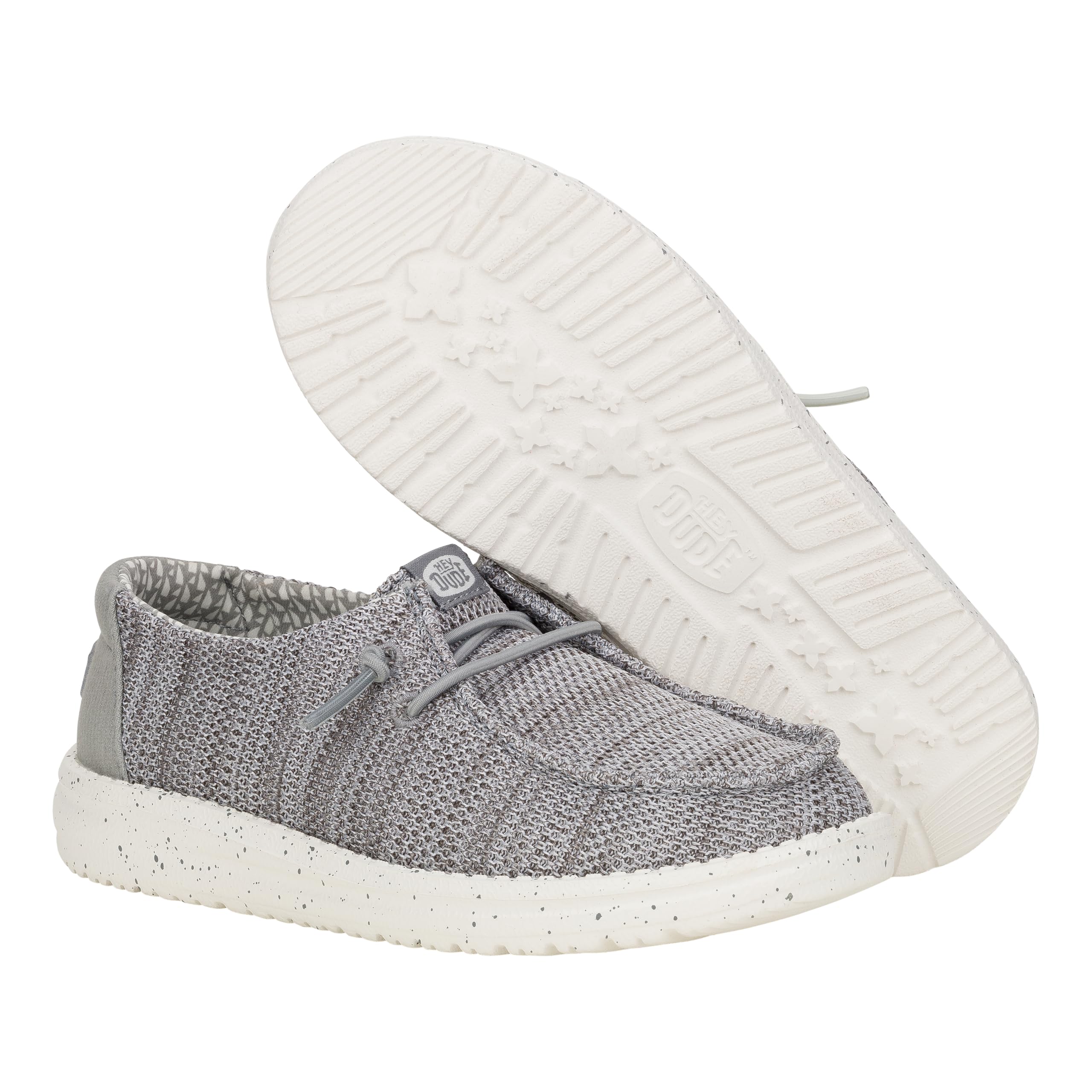 Hey Dude Wally Stretch Sox - Mocassini da bambino, Grigio, 37 EU
