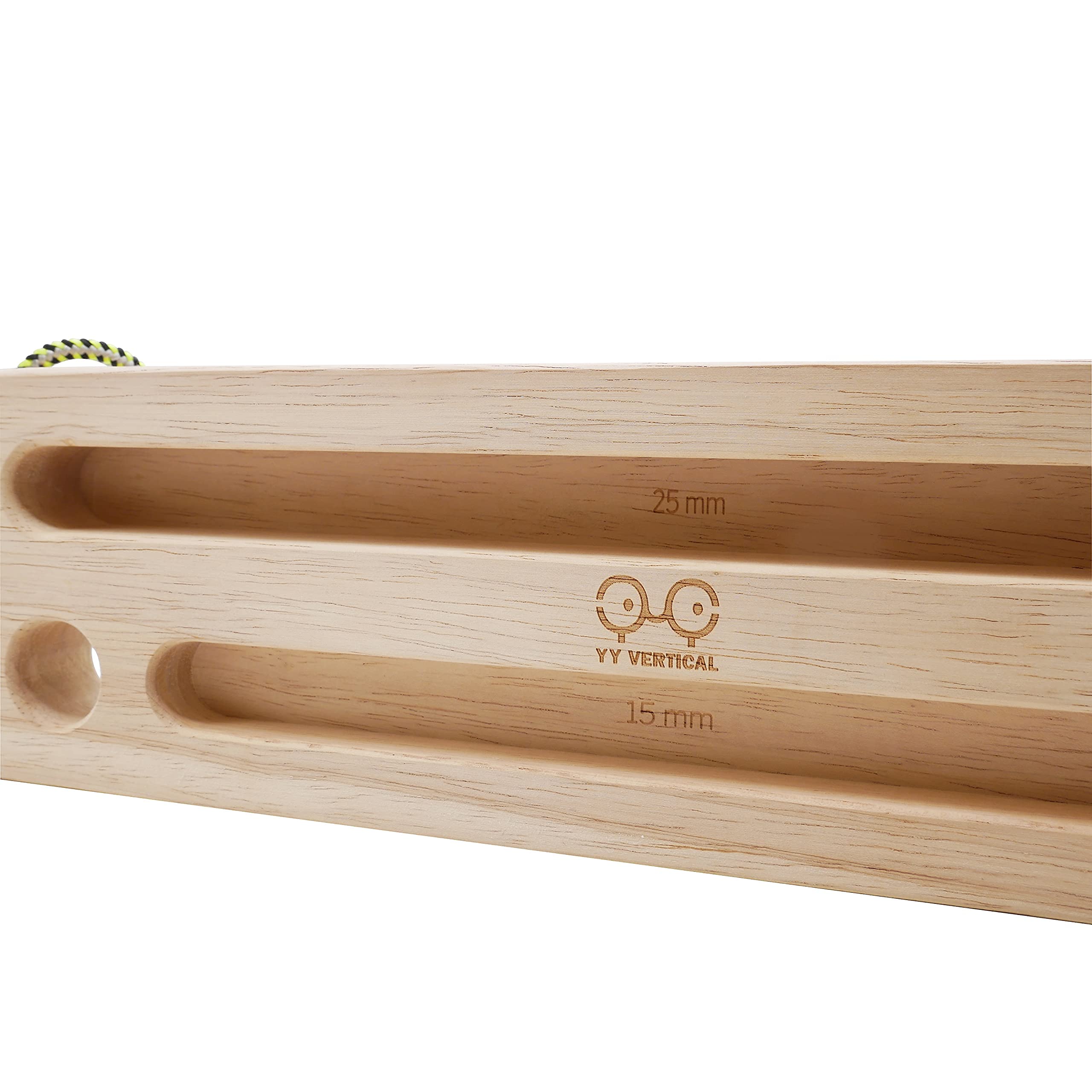 YY Vertical – Travelboard – Multipresa de Madera compacta para Escalada – Hangboard portátil Ideal para Entrenamiento de Fuerza de Dedos y dominadas en Cualquier Lugar