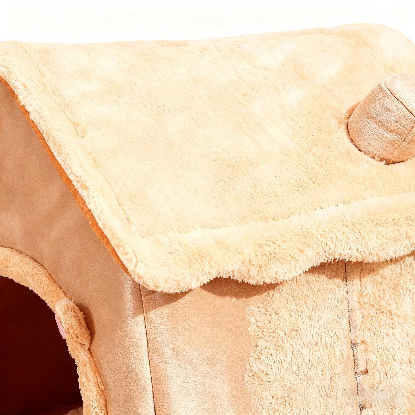 Katzenbett Höhle Waschbar Und Warm Mit Abnehmbarem Kissen