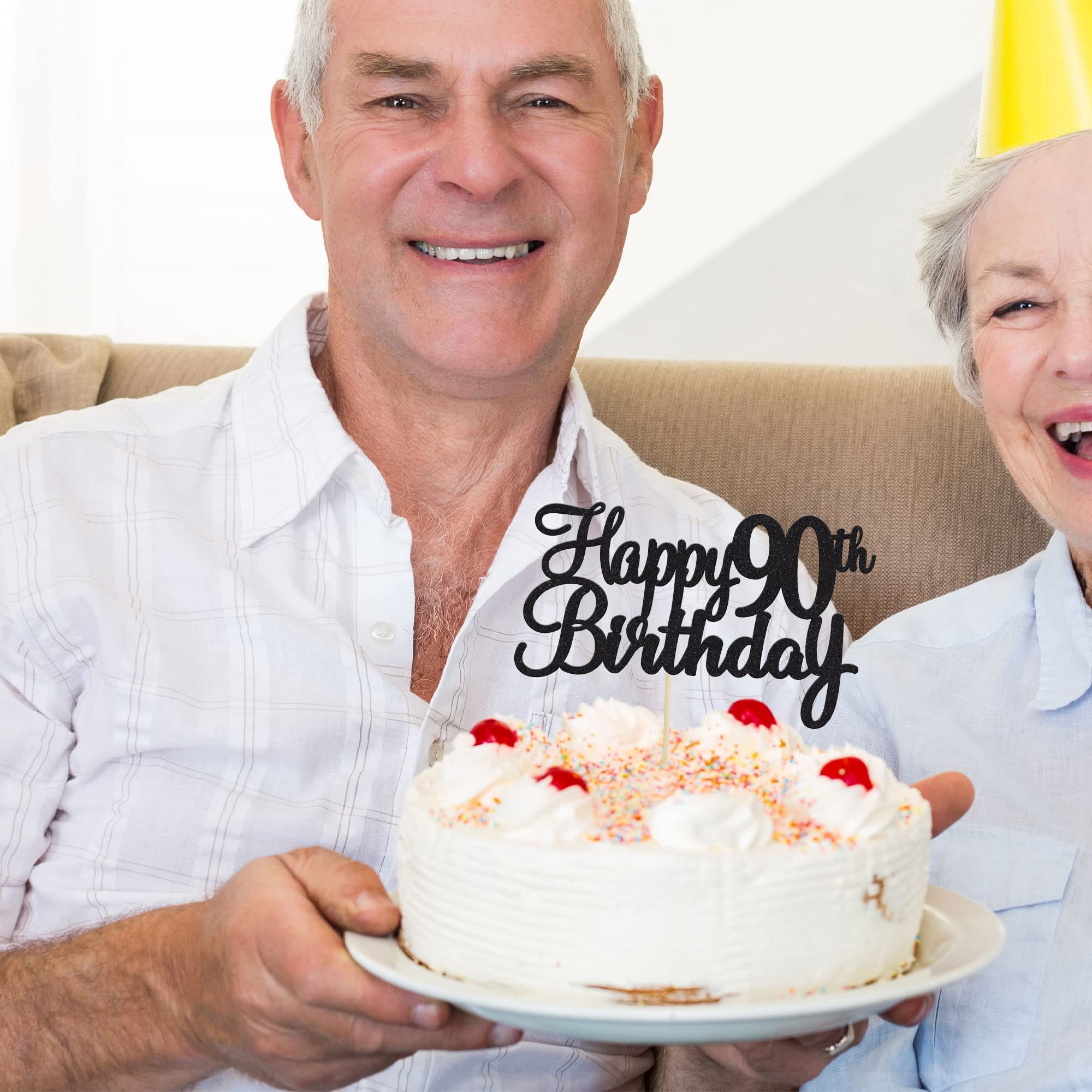 Happy Birthday to you Happy 90th Birthday sottobicchieri a forma di