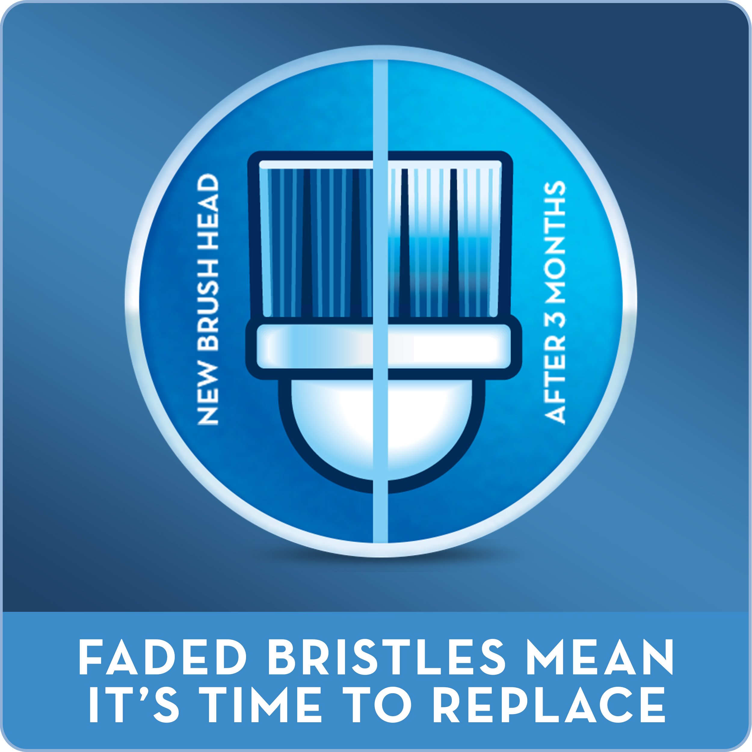 Oral-B Cross Action - Cabezales de repuesto para cepillo de dientes eléctrico, 3 unidades