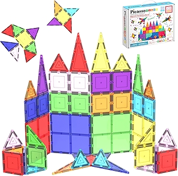 PicassoTiles Magnetic Building Blocks for Kids - STEM Learning Toy