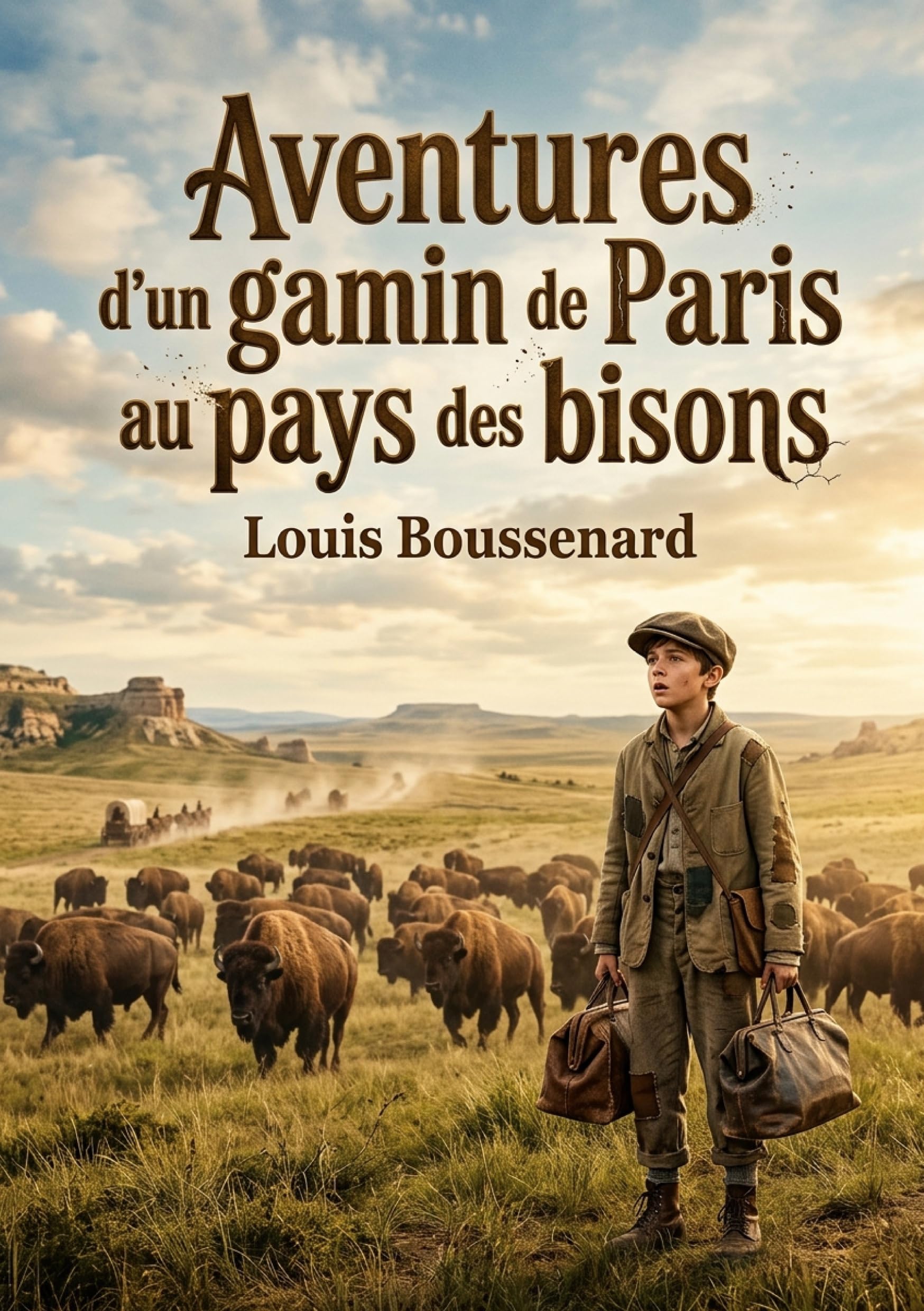 Aventures d'un gamin de Paris au pays des bisons: Les aventures palpitantes d'un jeune Parisien confronté aux dangers et aux merveilles du pays des ... exploration captivante de Louis Boussenard