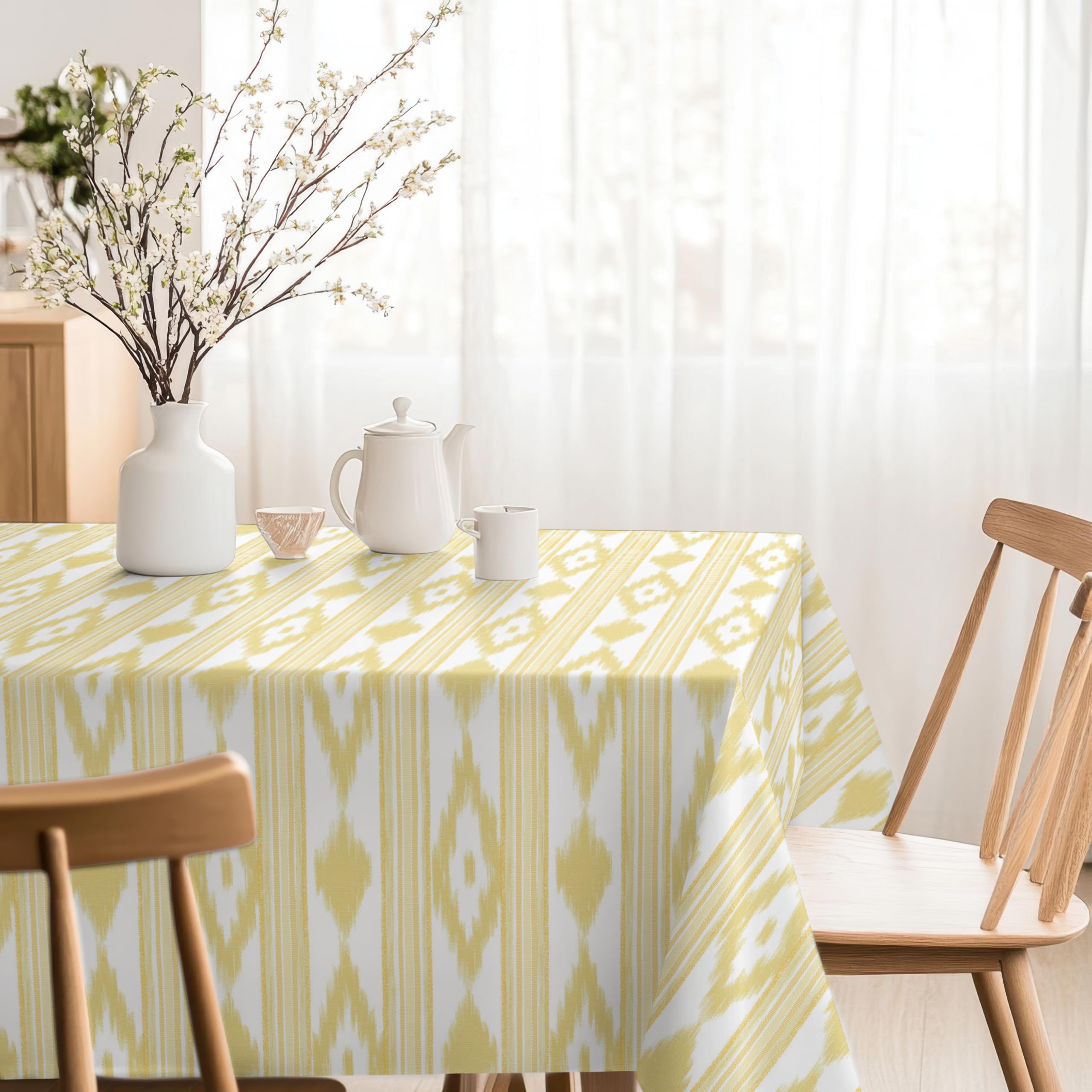 Martina Home Resin Tablecloth Islands Yellow 240 x 140 cm