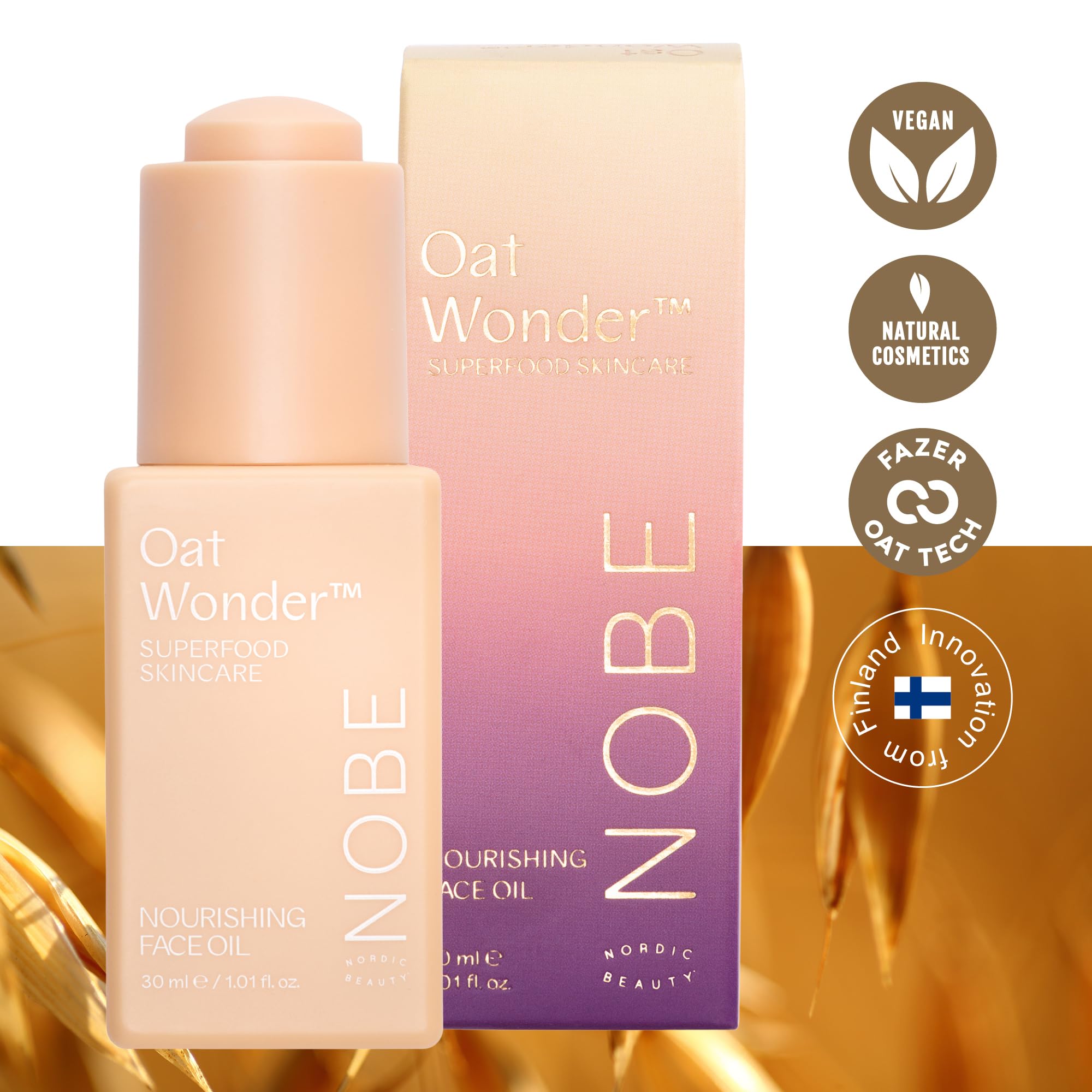 NOBE Oat Wonder Nourishing Face Oil – Anti Aging gesichtsöl - 30 ml