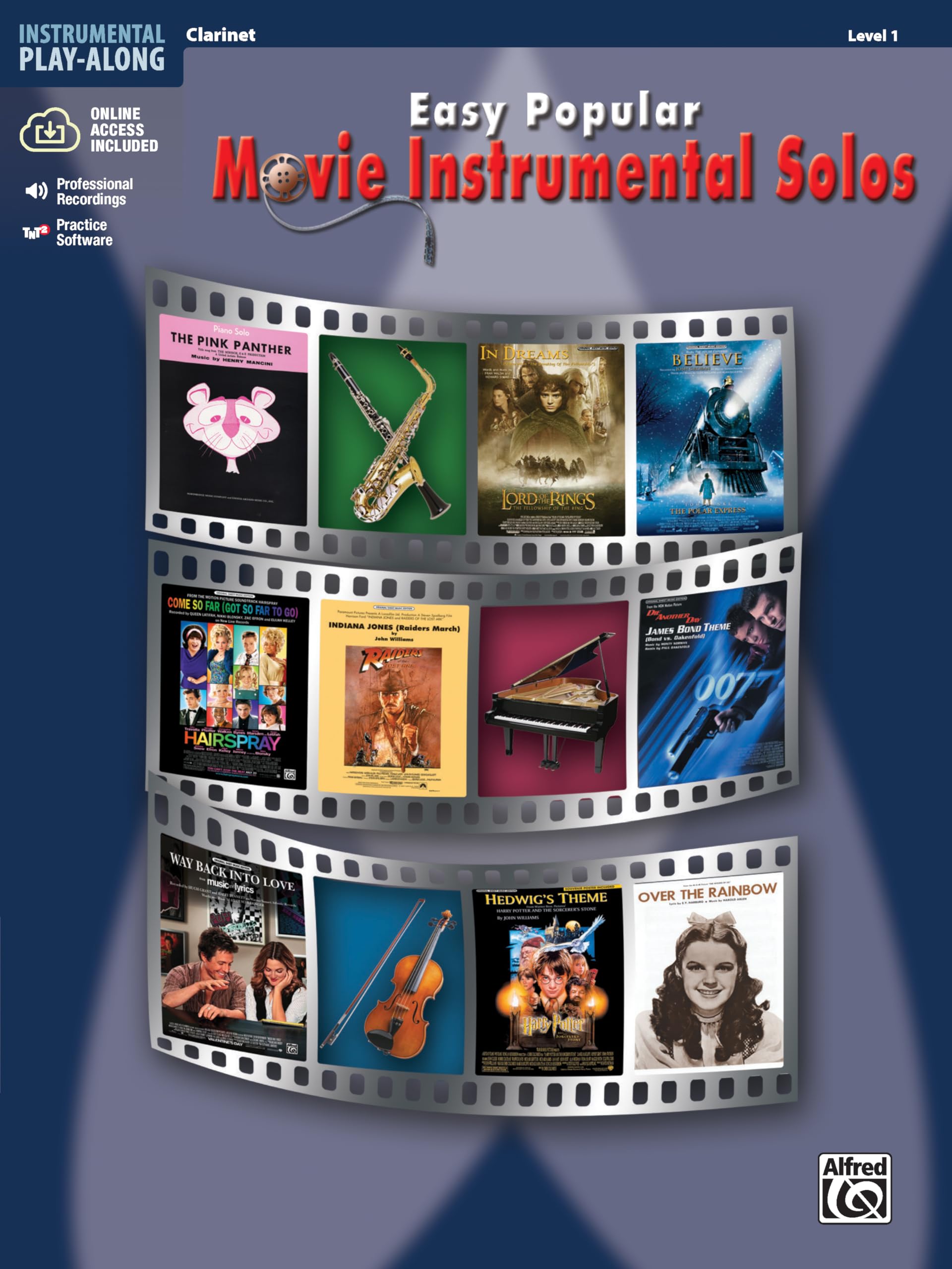 Easy Popular Movie Instrumental Solos: Clarinet (Book & CD): Clarinet Level 1