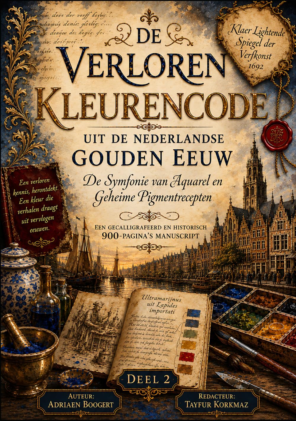 De Verloren Kleurencode uit de Nederlandse Gouden Eeuw: De Symfonie van Aquarel en Geheime Pigmentrecepten - Een Gecalligrafeerd en Historisch ... Spiegel der Verfkonst - 1692) Deel 2