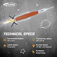 Vista 5 de Estes 2206 NASA SLS - Kit de construcción de cohetes voladores, réplica para principiantes, para mayores de 10 años
