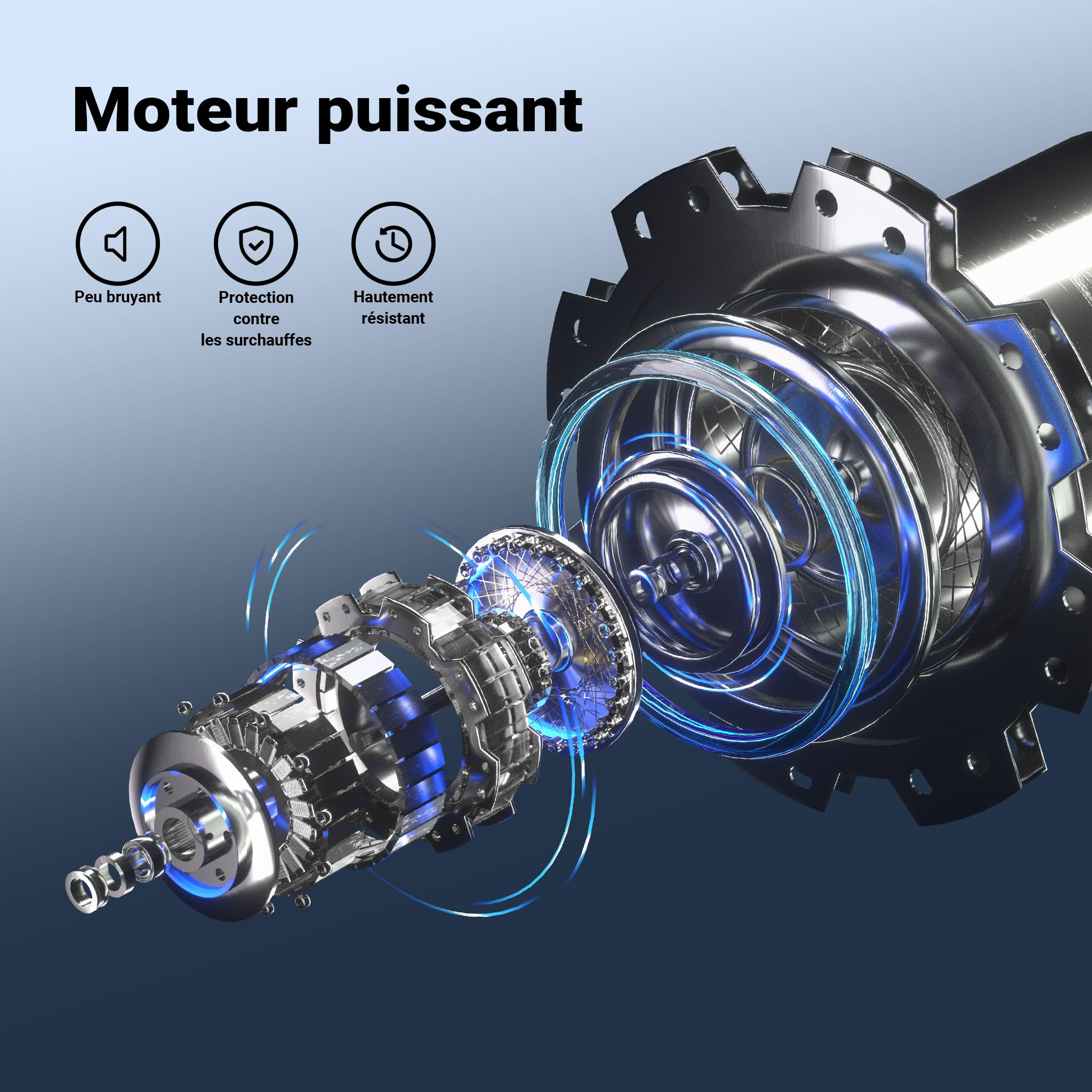 Wiltec Pompe à eau immergée 3 en 1 à aspiration plate 400 W – Jusqu’à 1 mm – 8000 l/h – Refoulement max. 5 m, profondeur max. 7 m – Interrupteur à flotteur, Thermorégulateur – Pompe submersible