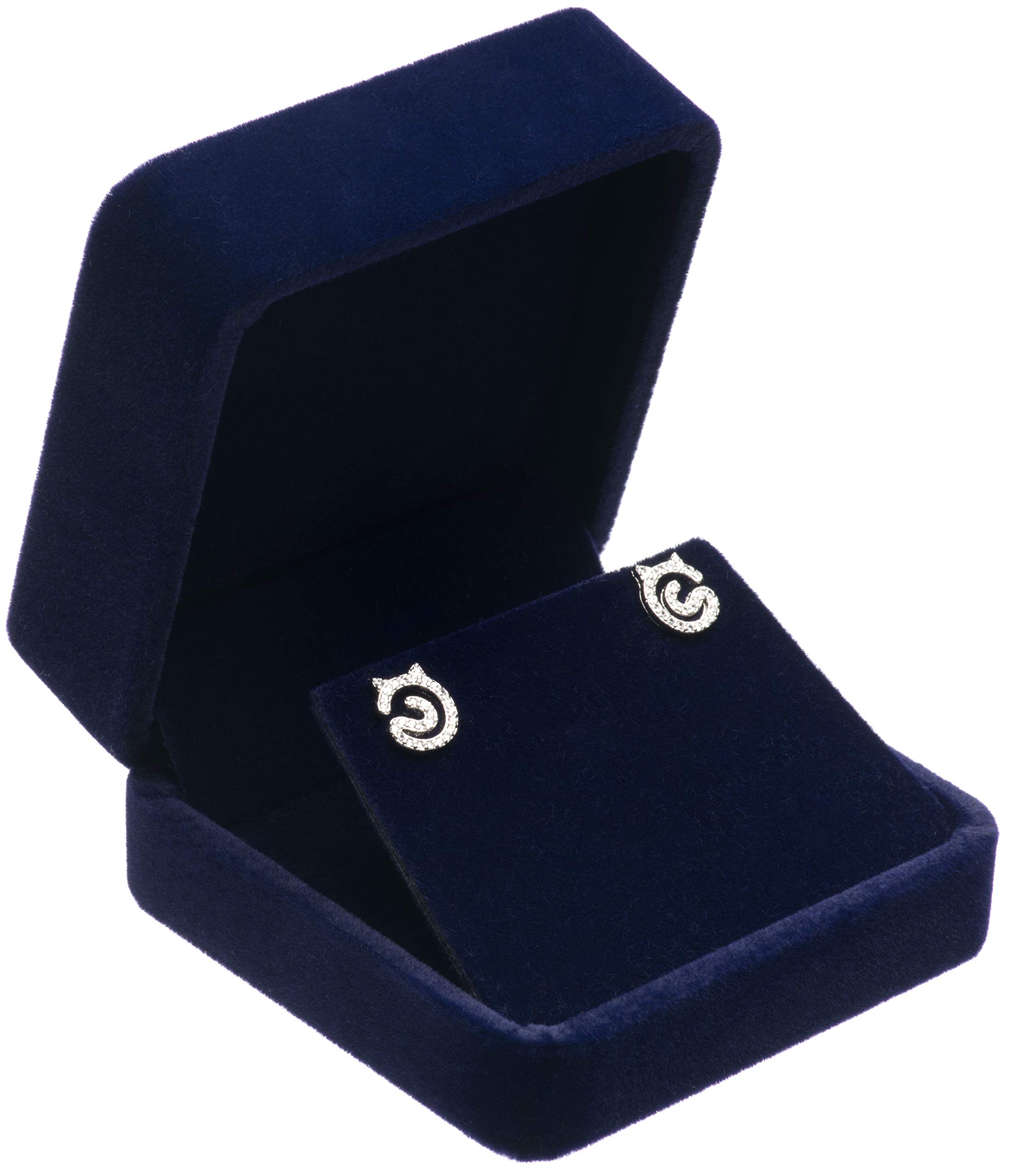 Amazon.com: Giftop Velvet Earring Gift Boxes Jewelry Box (Blue