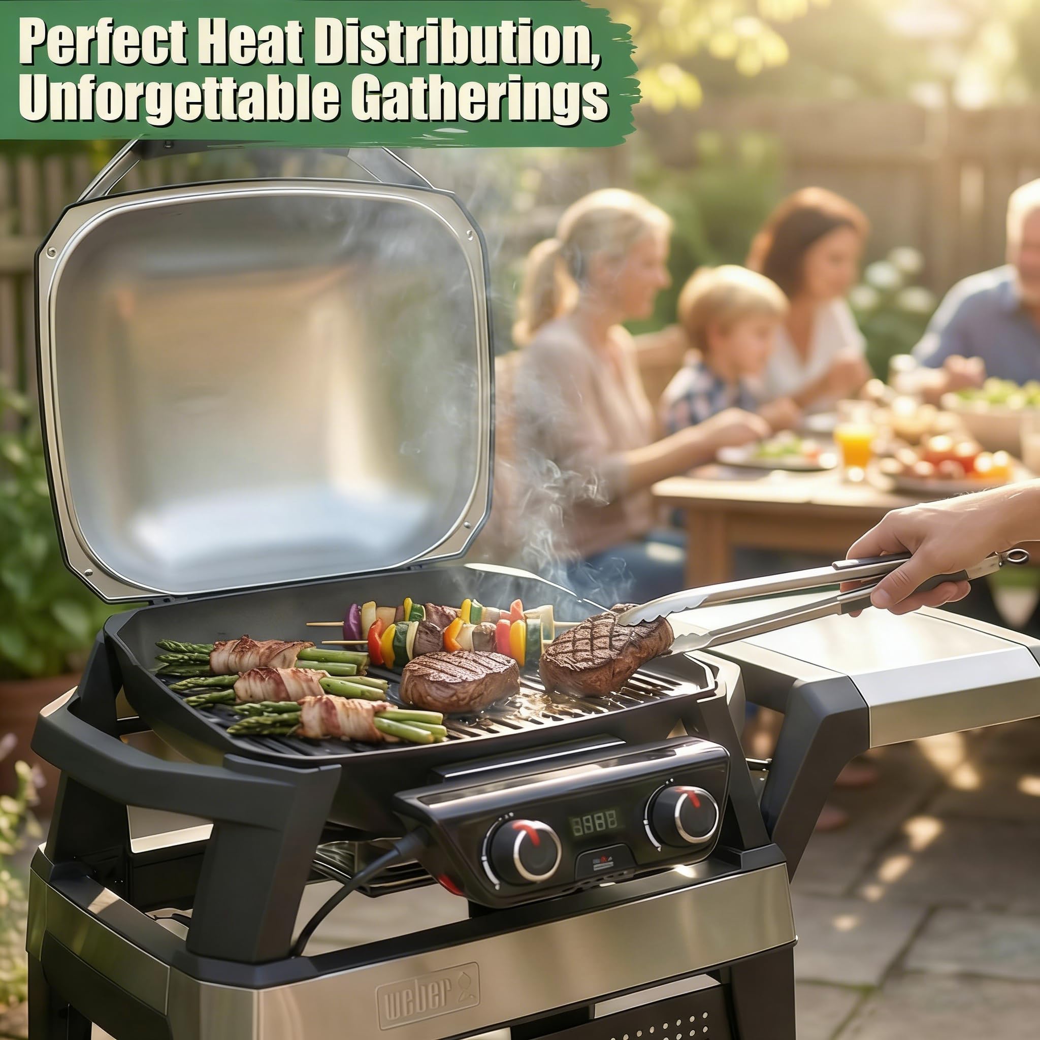 Żeliwny ruszt do grilla gazowego Weber Pulse 2000, emaliowany ruszt do grillowania, zamiennik do Weber Pulse 2000, żeliwny grill