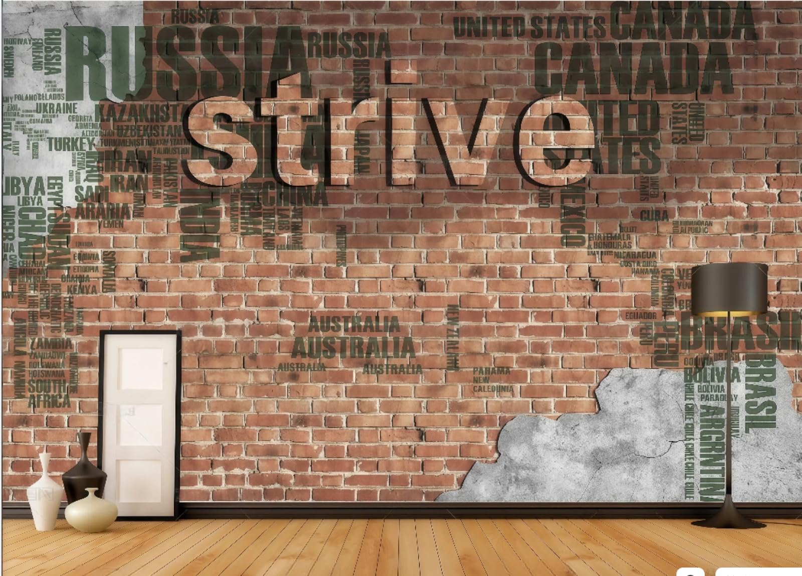rskjdghshd Wallpaper Retro Nostalgic Map English Letters Inspirational Theme Library Western Restaurant Background Wall Mural Afternoon Tea Coffee Shop Wallpaper,3D,200x140cm