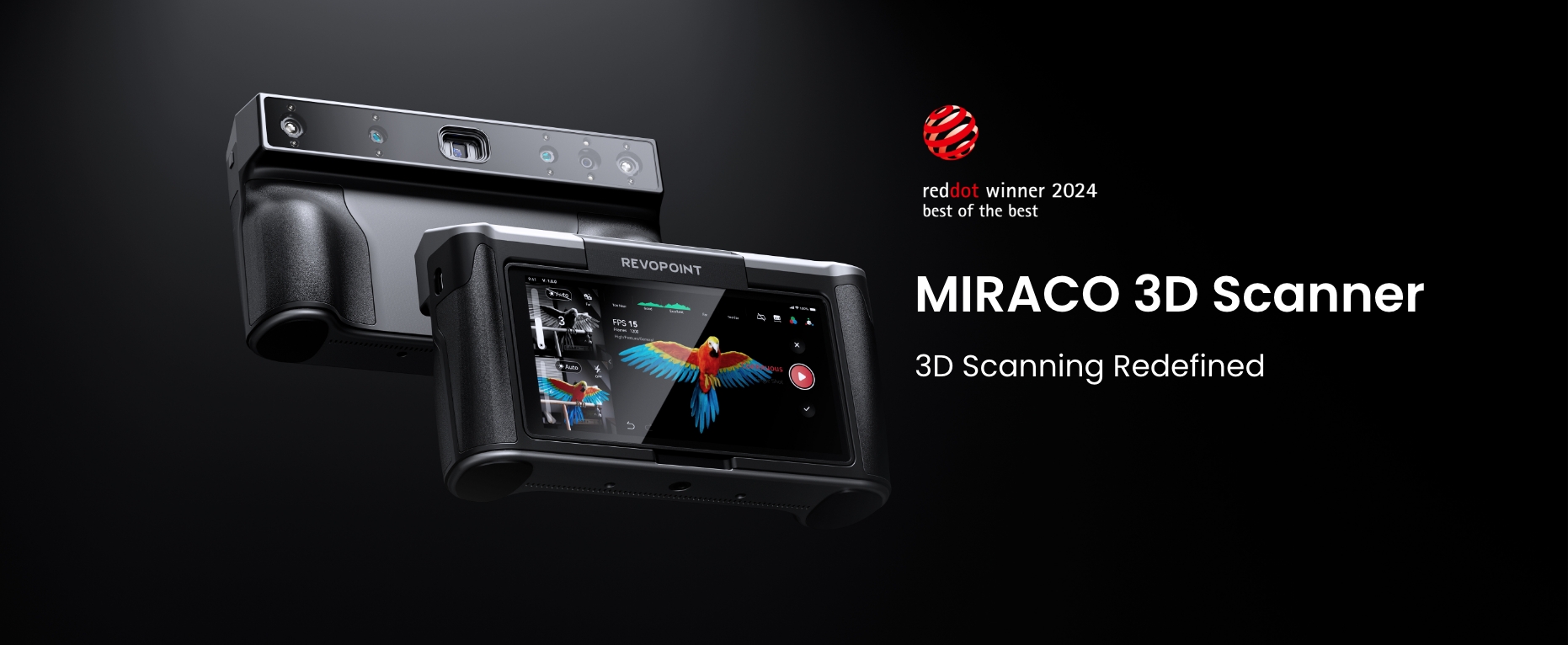 Revopoint MIRACO Pro 3D Scanner for 3D Printing Handheld,3D