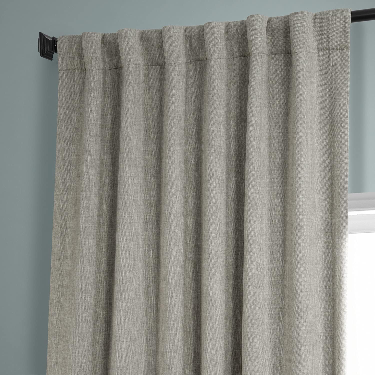 Nеw Dеаl HPD Half Price Drapes BOCH-LN185-P Faux Linen Room Darkening Curtain (1 Panel) 50 X 108, BOCH-LN1857-108, Oatmeal