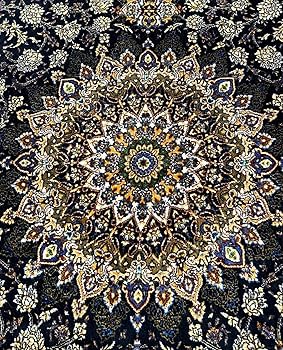 Amazon | 【本場トルコ産】79×116cm ペルシャ絨毯（機械織）150