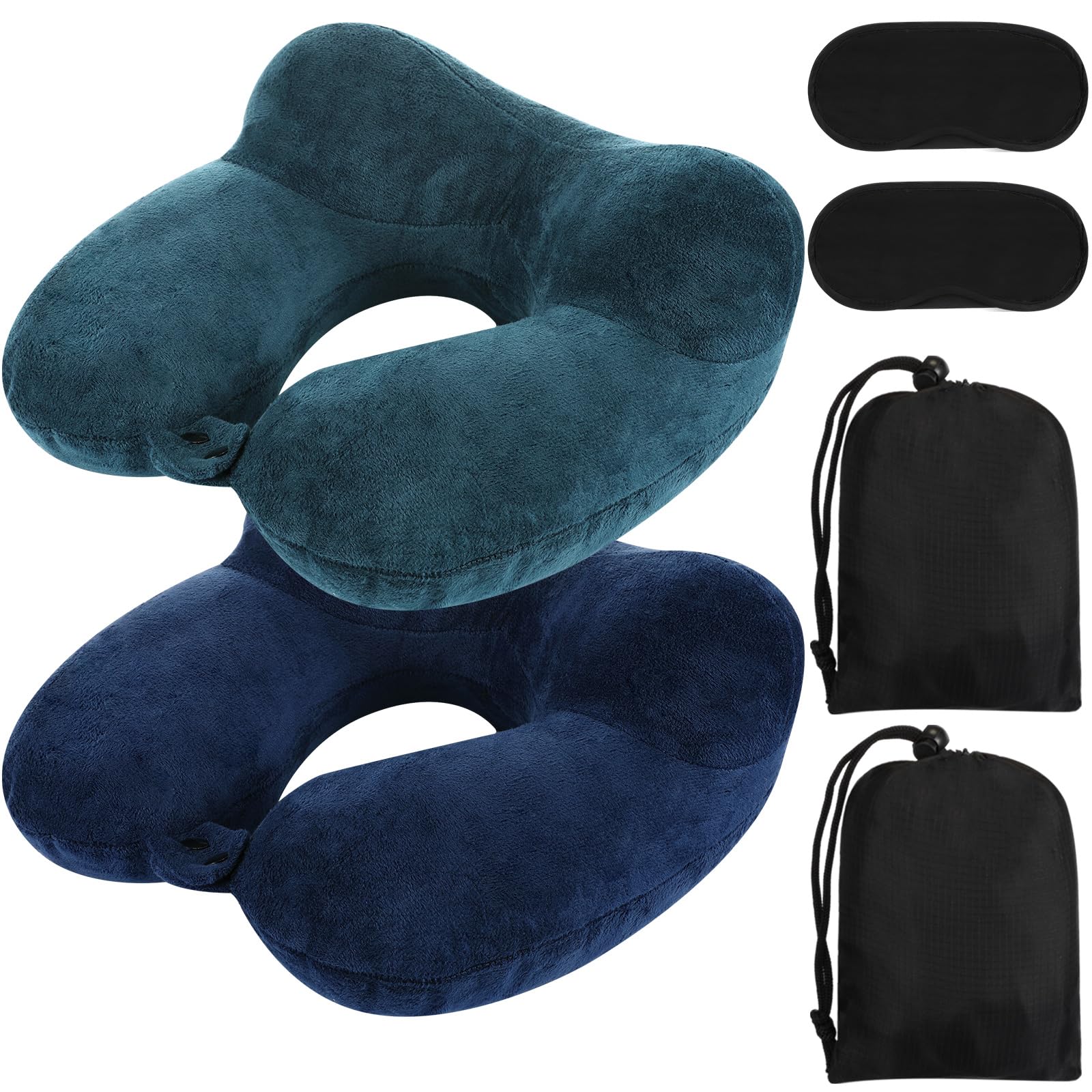Sintuff 2 Pack Inflatable Travel Pillow