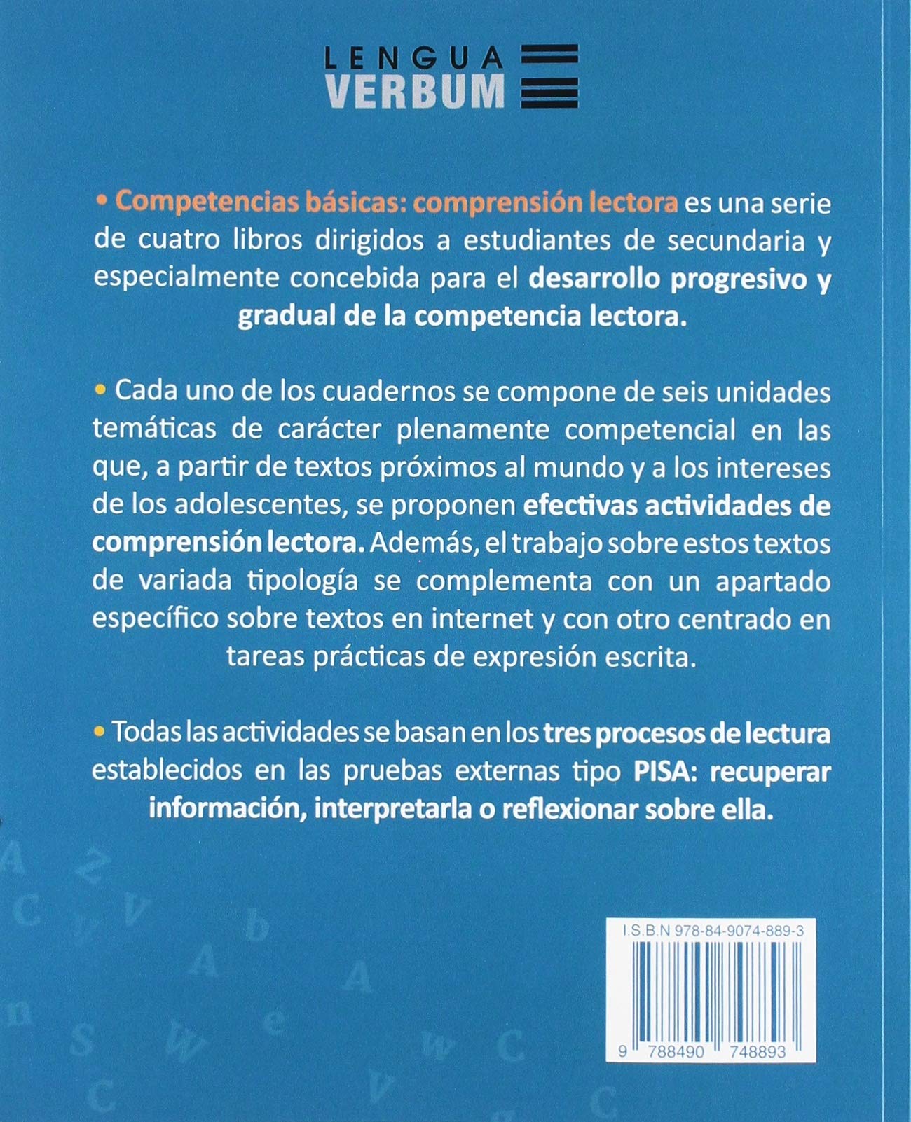 Comprensión lectora: Competencias básicas 1º ESO: 1 (Serie Lengua)