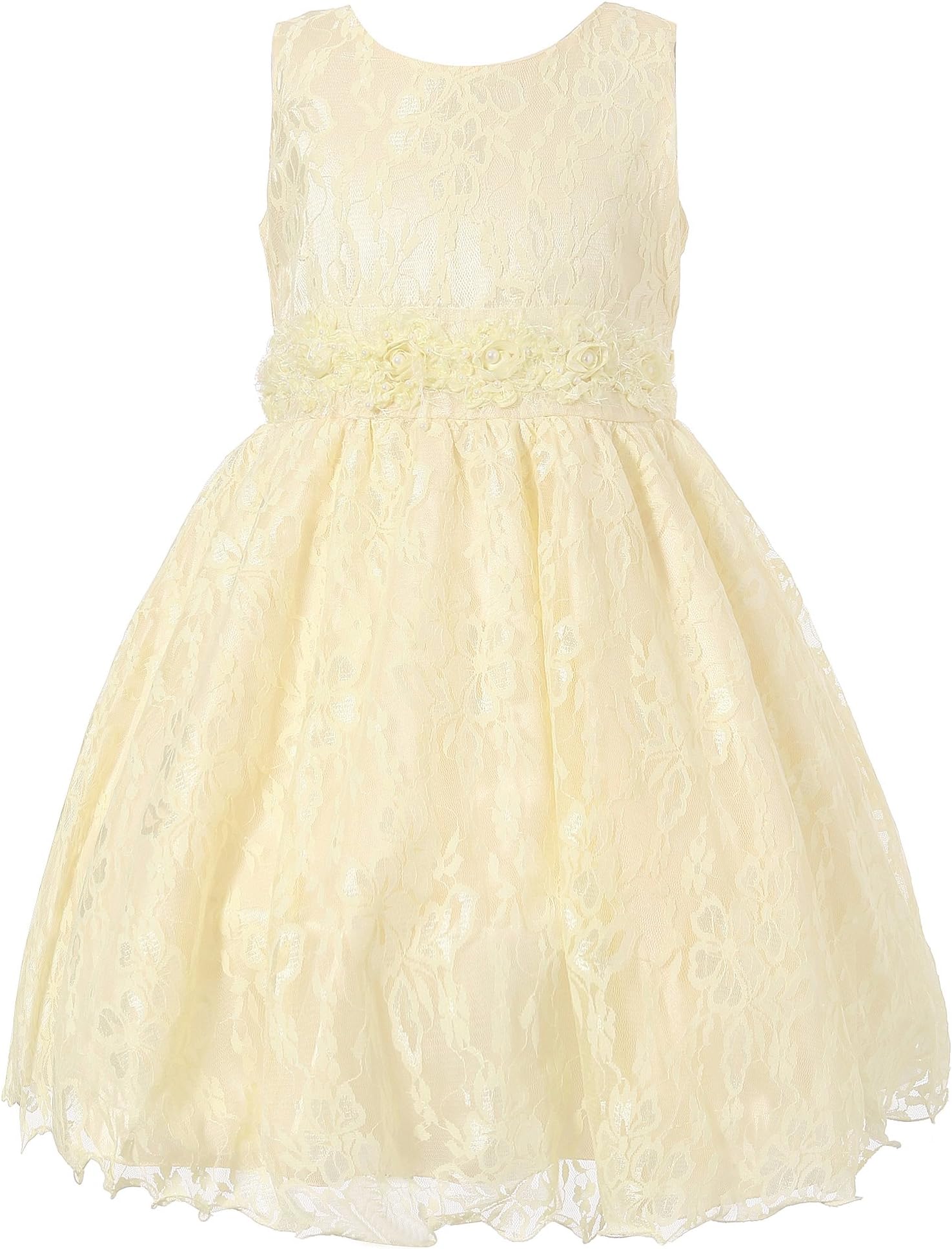 Richie House Girls' Princess Dress with Layered Bottom RH1380