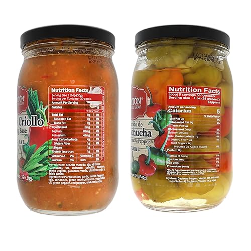 Miniatura 4 de Pinton Base de cocina criolla y dulce Aji en escabeche saborea la tradición gastronómica cubana, el secreto picante de la cocina latina - Delicia de