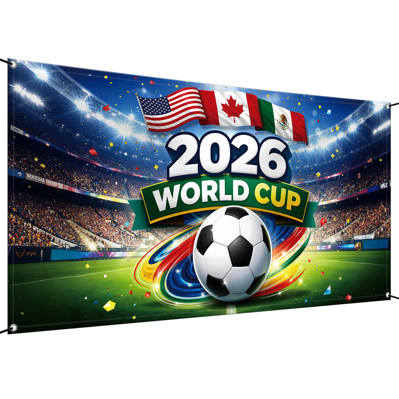Amazon.com: 111PRITNT World Cup 2026 Decorations Banner, 2x4ft