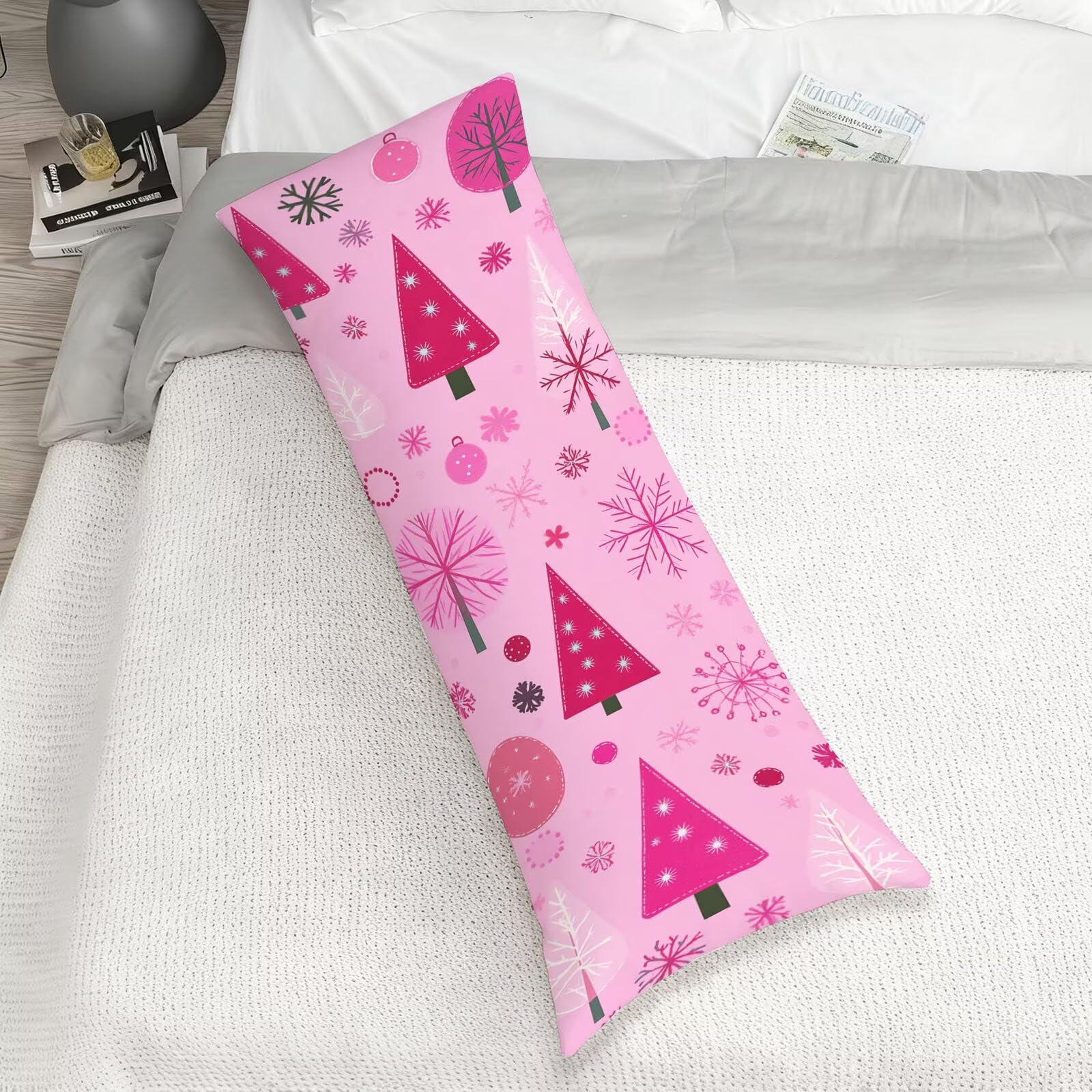 Poszewka na poduszkę 60 x 180 cm różowa poszewka na poduszkę prosta poszewka na poduszkę 180 cm miękki aksamit poszewki na poduszki, poprawa snu jakość boczna długa poduszka ciążowa do dekoracji domu