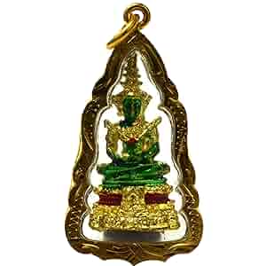 Amazon | タイジュエリー お守り エメラルド ブッダ パワフル 富