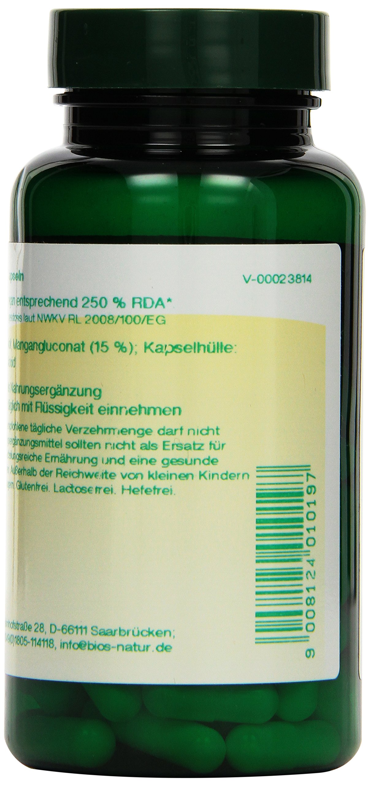 Bios Mangan 5 mg, 100 Kapseln, 1er Pack (1 x 27 g)