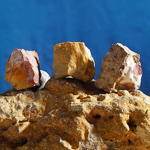 Miniatura 7 de Juego de 5 cristales de Virgo Power con signo del zodiaco, jaspe maligano para autoestima, coraje, inspiración, 3 piedras curativas de forma natural