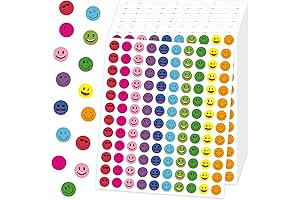 6000 Pieces Happy Smile Face Stickers