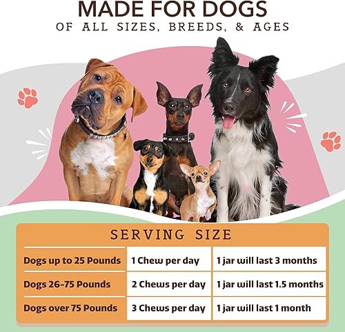 Miniatura 7 de Natural Dog Company Suplemento de arándano para perros, soporte urinario y de vejiga para perros, D-manosa para perros promueve la salud de la