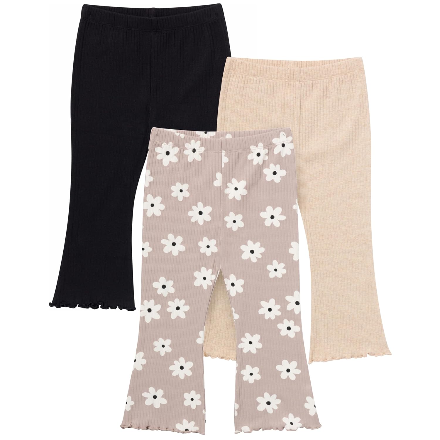 Gerber Baby-Girls Toddler 3-Pack Premium Leggings