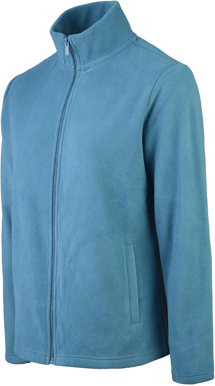 Sofra Women's Polar Fleece Full Zip Up Winter Jacket - Image 3