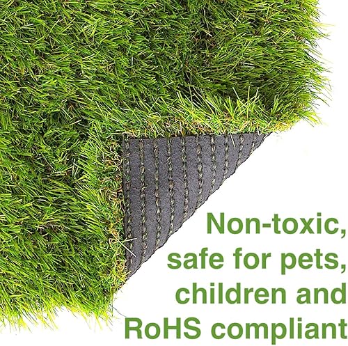 Miniatura 6 de Azulejos cuadrados de césped artificial - 12.2 x 12.2 pulgadas (paquete de 4)