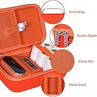 Vista 27 de khanka Hard Case with m221/M220/M110/m110s Label Maker - Portable Bluetooth Label Maker Carrying Storage Bag for Printer Labels, USB Cable and White