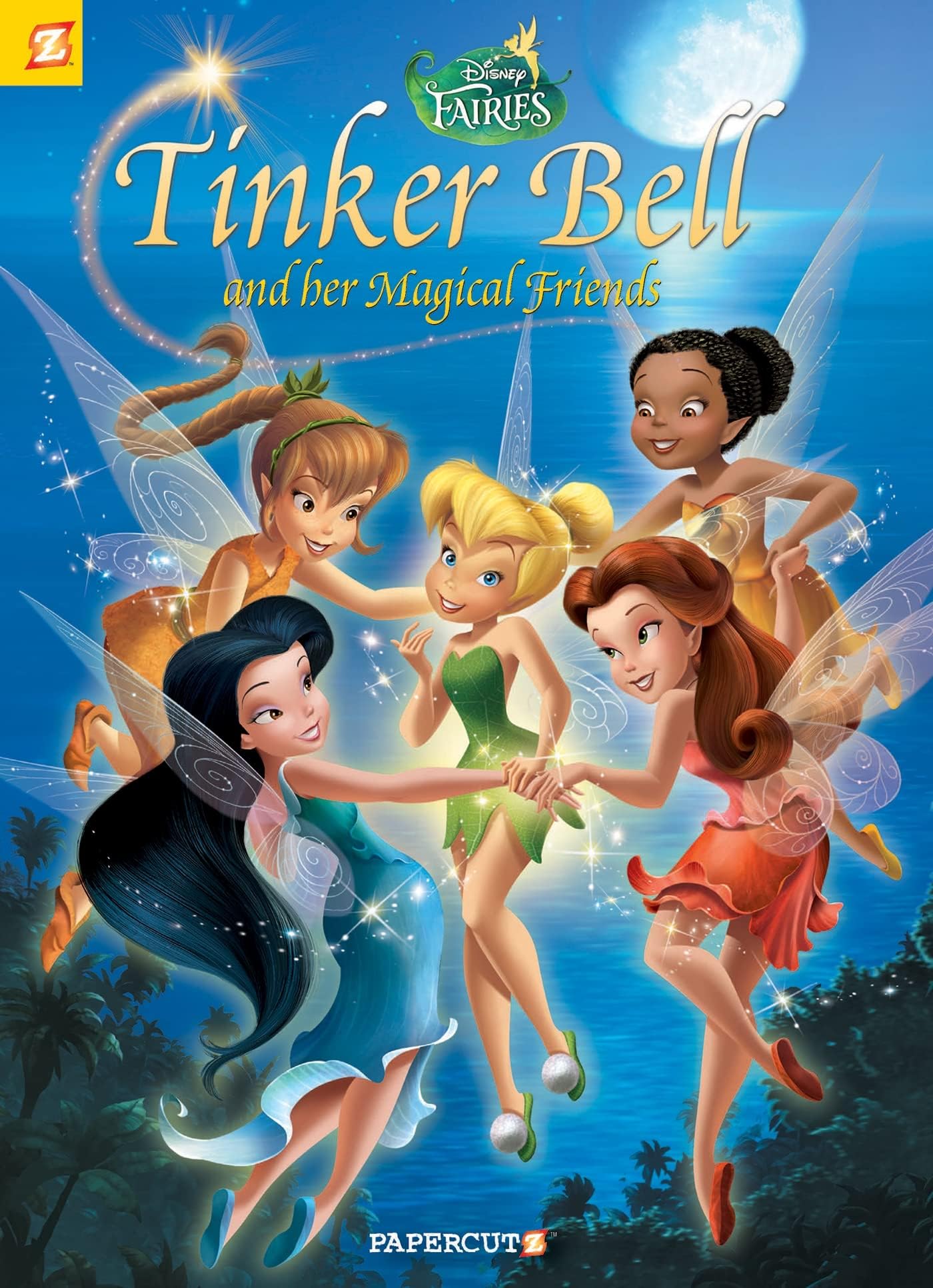 Disney Fairies Graphic Novel #18: Tinker Bell and her Magical Friends (Disney Fairies, 18) Paperback – February 23, 2016