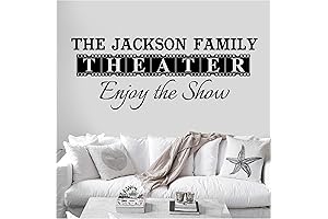 Personalised Custom Home Theater Vinyl Print