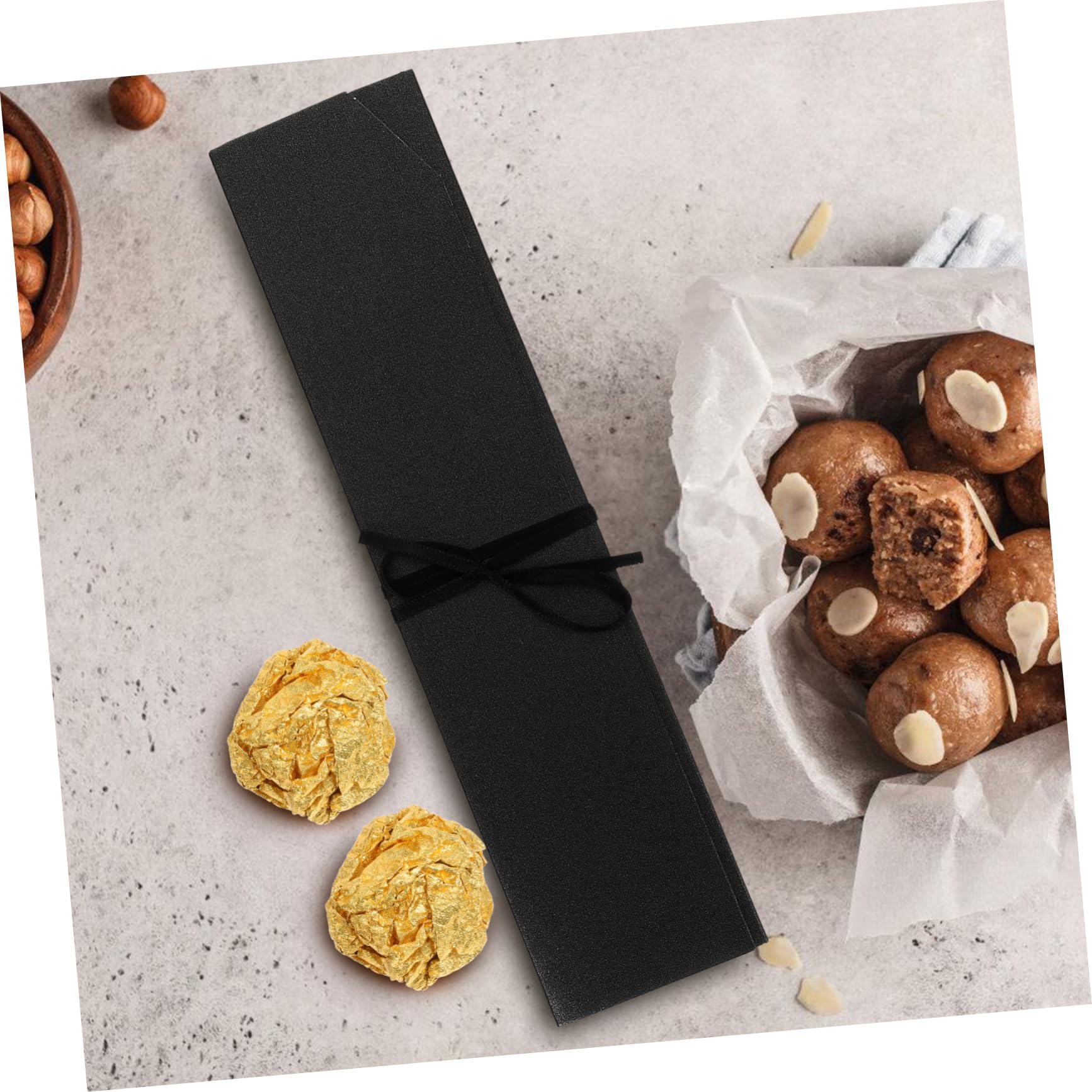 Alipis Schachtel für Pralinen aus Papier 6 Stück in Schwarz mit 6-fach Einteilung Lebensmittelsicher und Schokoladenverpackung für Geschenkboxen oder Aufbewahrung Gewerbe, Industrie & Wissenschaft