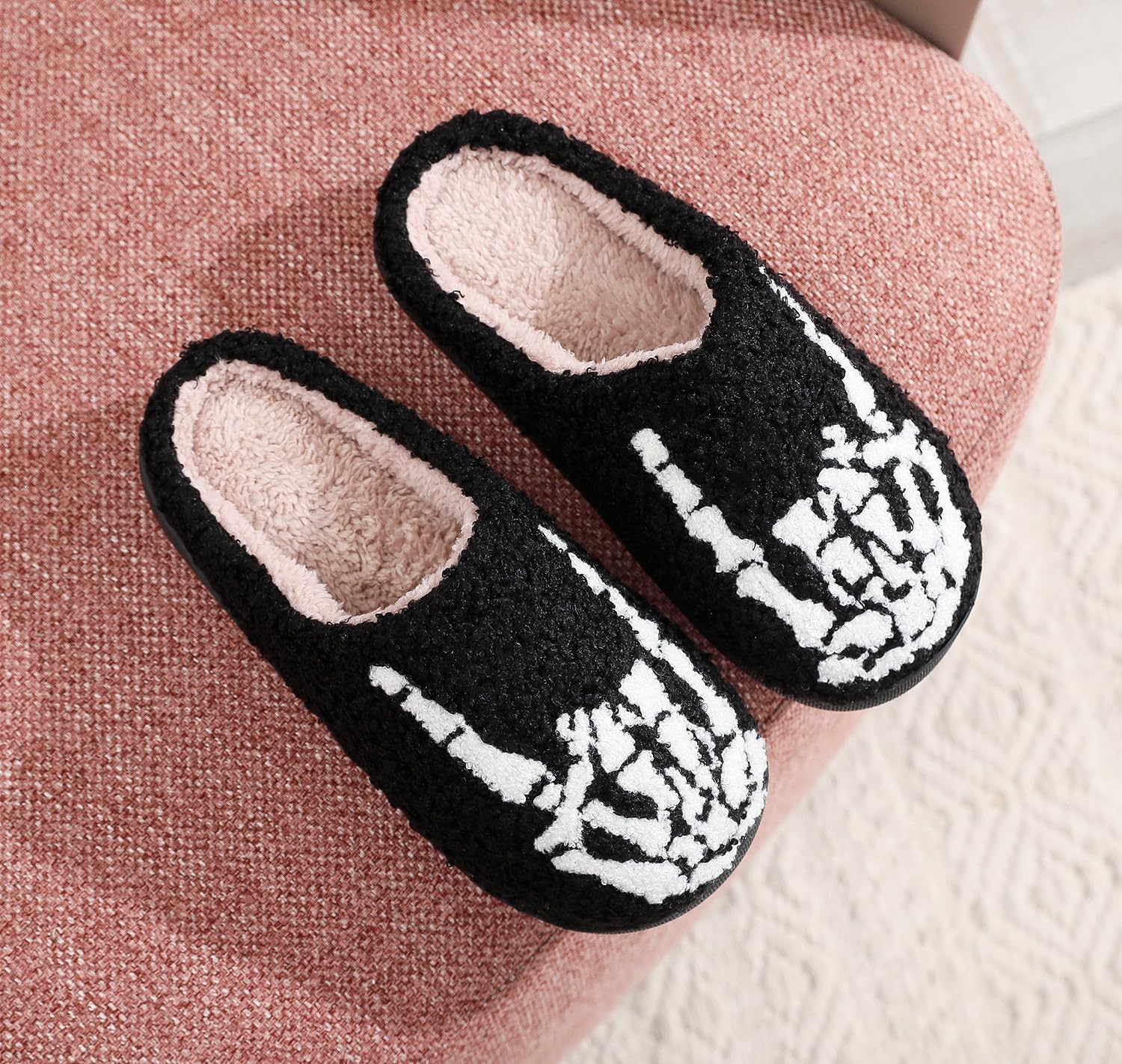 Slippers for Women Men Fuzzy Memory Foam Slipper Fluffy Winter Soft Warm Slip On House Shoes - Image 6