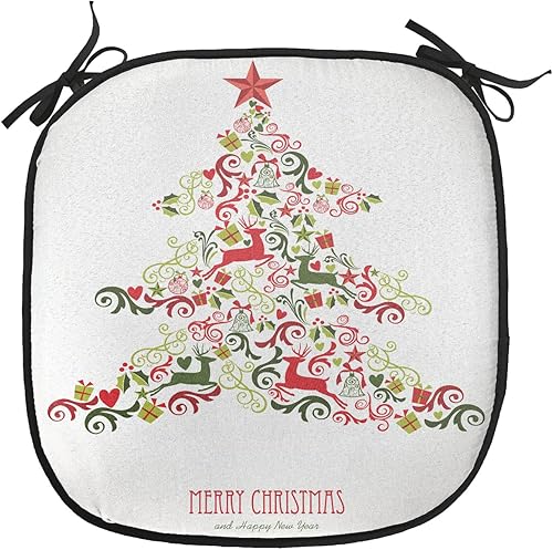 Miniatura 113 de Lunarable Cojín retro para silla, mujer con cabello, letrero de victoria con burbujas de discurso, inspirado en arte pop, acolchado de asiento para