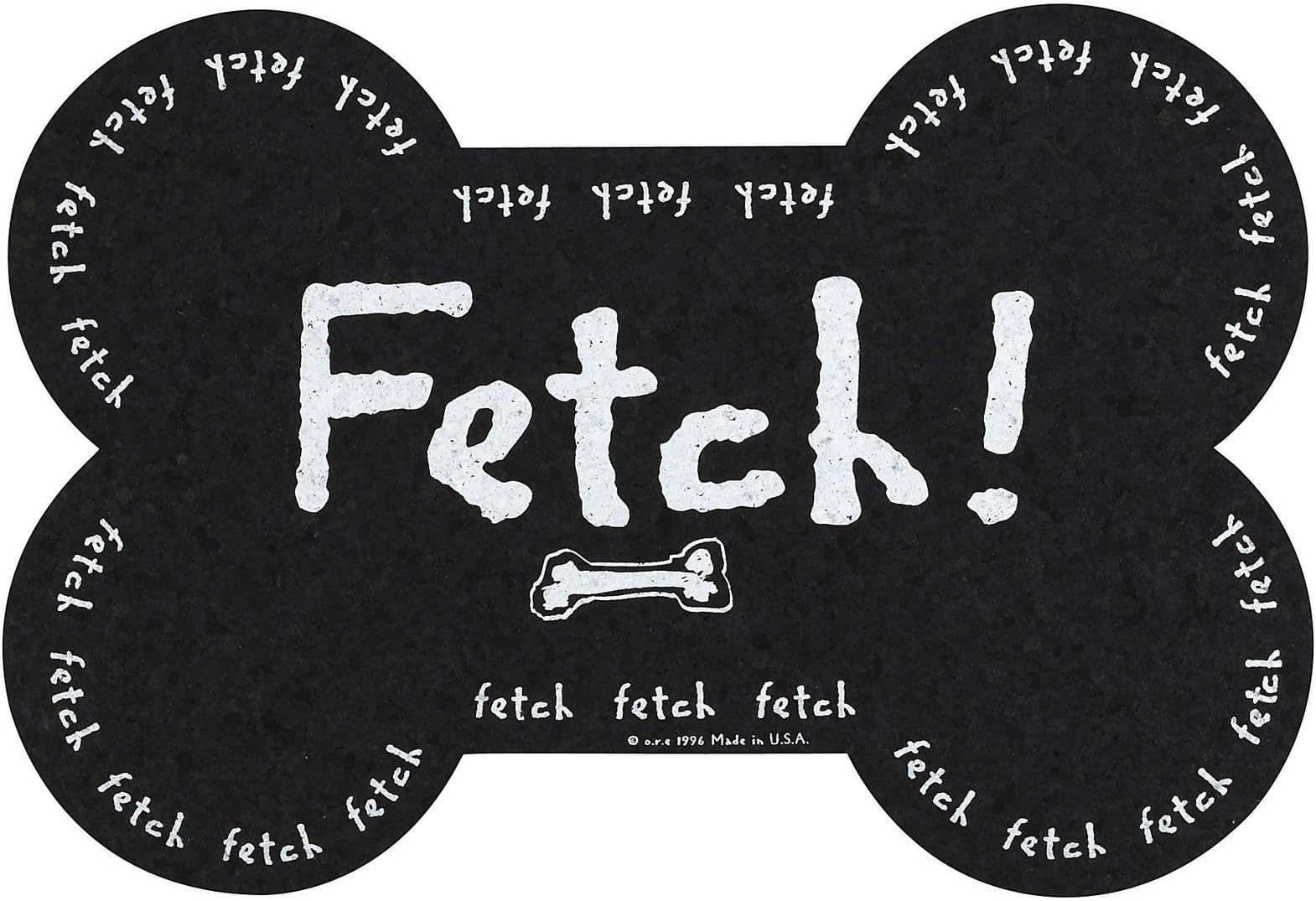 ORE Pet Black Mini Fetch Recycled Pet Placemat