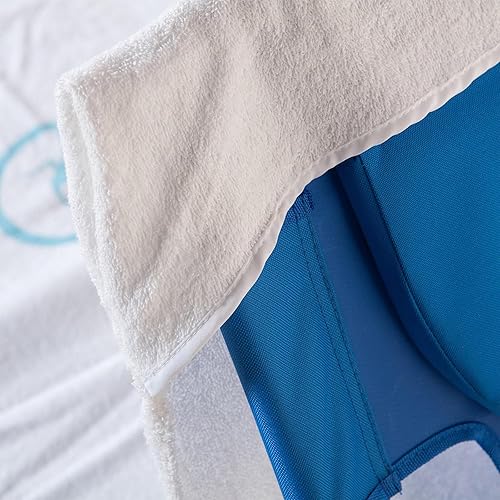 Miniatura 35 de Ostrich - Silla tumbona de playa para adultos con orificio para la cara, versátil, plegable, para piscina exterior, tomar el sol y leer en el Azul