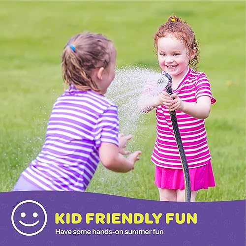 Miniatura 6 de Boquilla de manguera, 2 unidades, pulverizador resistente, 10 patrones de riego ajustables, control con pulgar, ergonómico, para manguera de jardín,